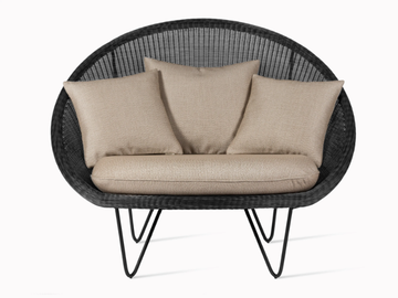 GIPSY LOUNGE - Wicker garden armchair with armrests by Vincent Sheppard - view 3